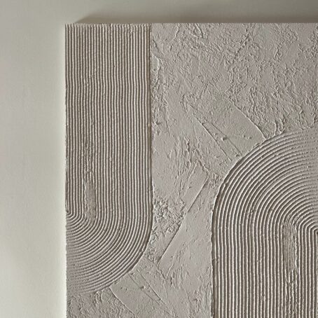 MINIMALISTYCZNY OBRAZ strukturalny abstract Wabi Sabi Japandi VERTI - obrazek 3
