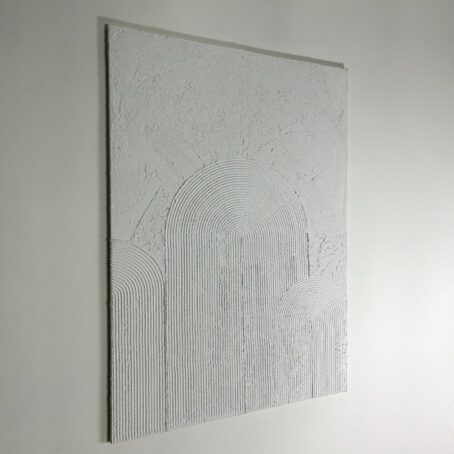 MINIMALISTYCZNY OBRAZ strukturalny abstract Wabi Sabi Japandi LINES - obrazek 2